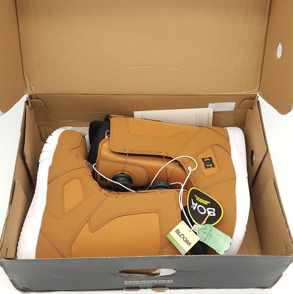 DC Women's Phase BOA Snowboard Boots 2024 Wheat/White Size 6.5 - Picture 3 of 11